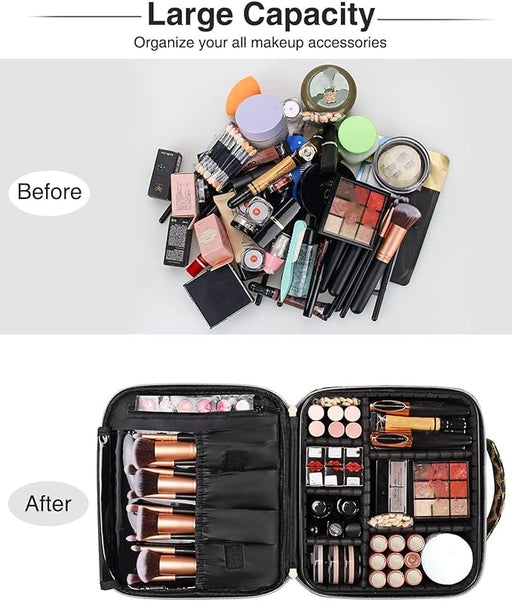 Jioney - Leopard Print Cosmetic Case